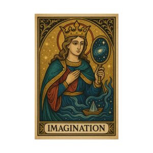 Imagination: The Queen of Creation | Whimsical Poster Art