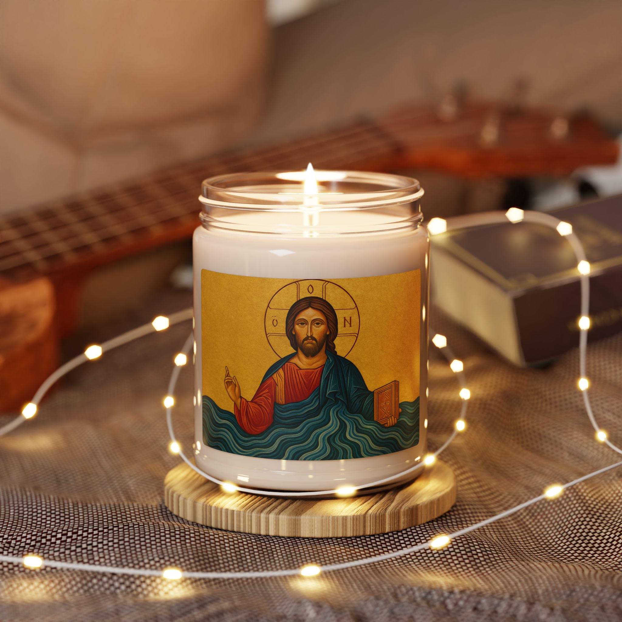 Christ Pantocrator: The Living Word | 9oz Scented Devotional Candle - Image 15